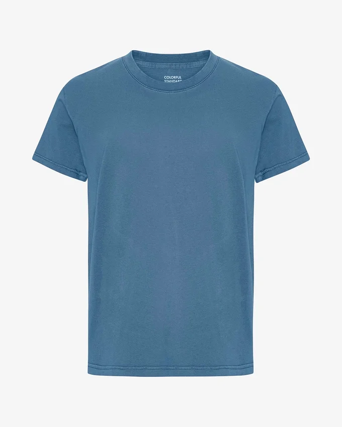 Classic Organic Tee - Indigo délavé
