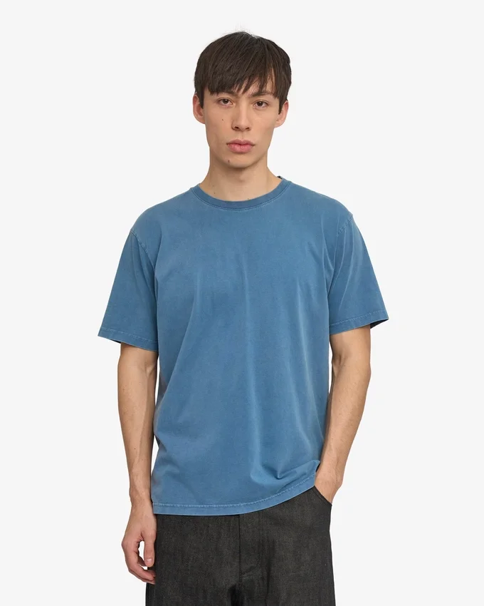 Classic Organic Tee - Indigo délavé