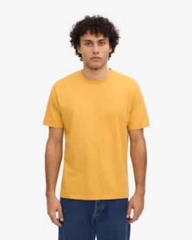 Classic Organic Tee – Jaune brûlé