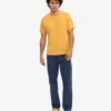Classic Organic Tee - Jaune brûlé