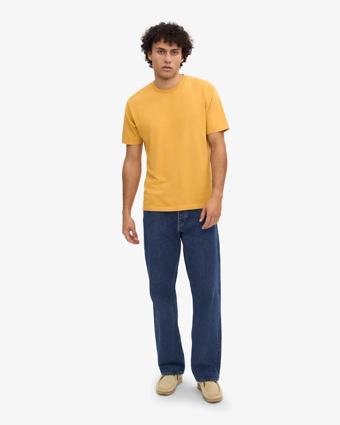 Classic Organic Tee - Jaune brûlé