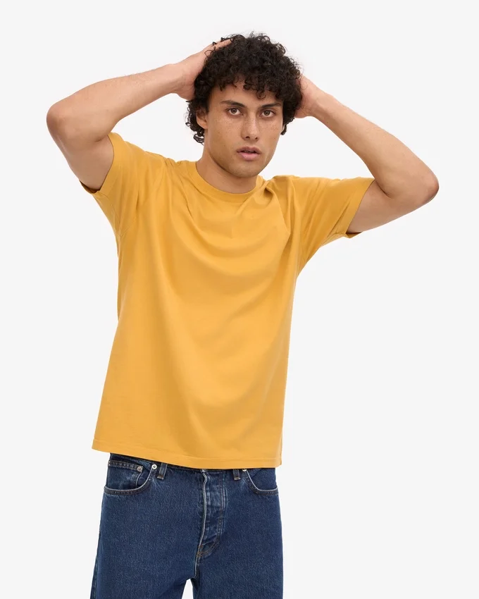 Classic Organic Tee - Jaune brûlé