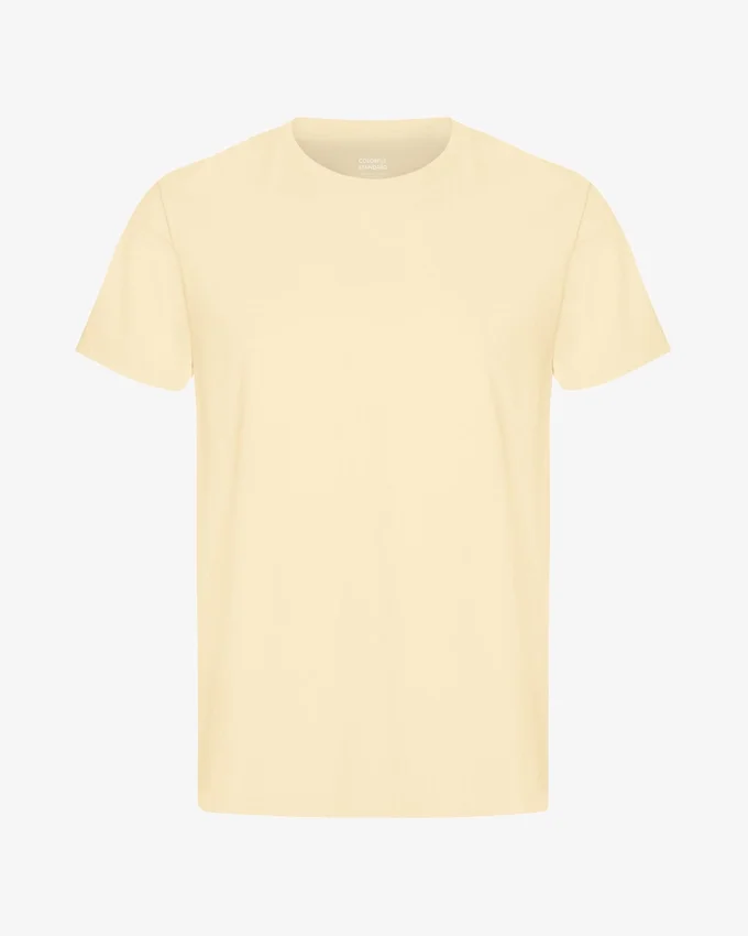 Classic Organic Tee - Jaune pâle