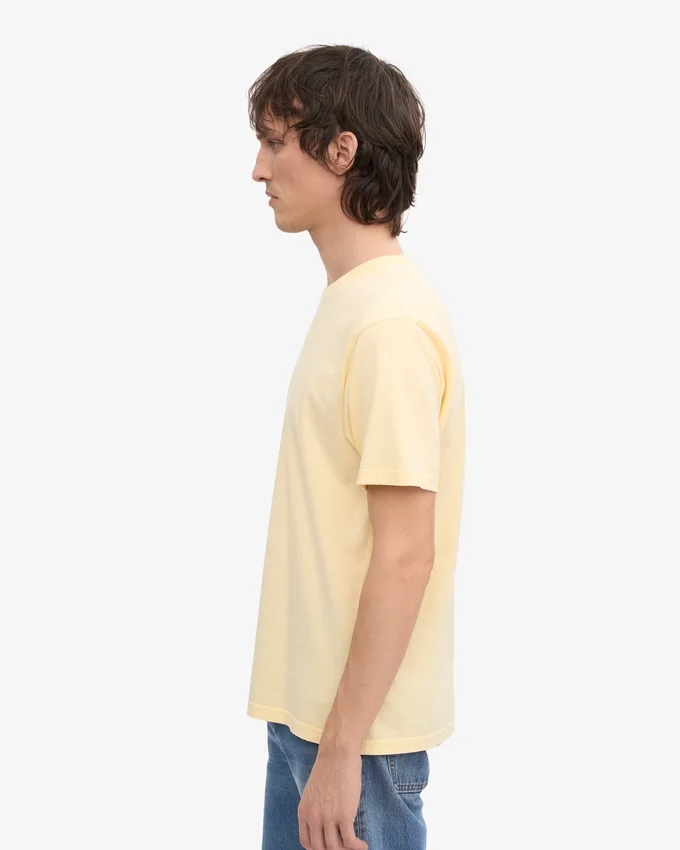 Classic Organic Tee - Jaune pâle