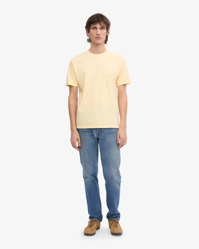 Classic Organic Tee - Jaune pâle