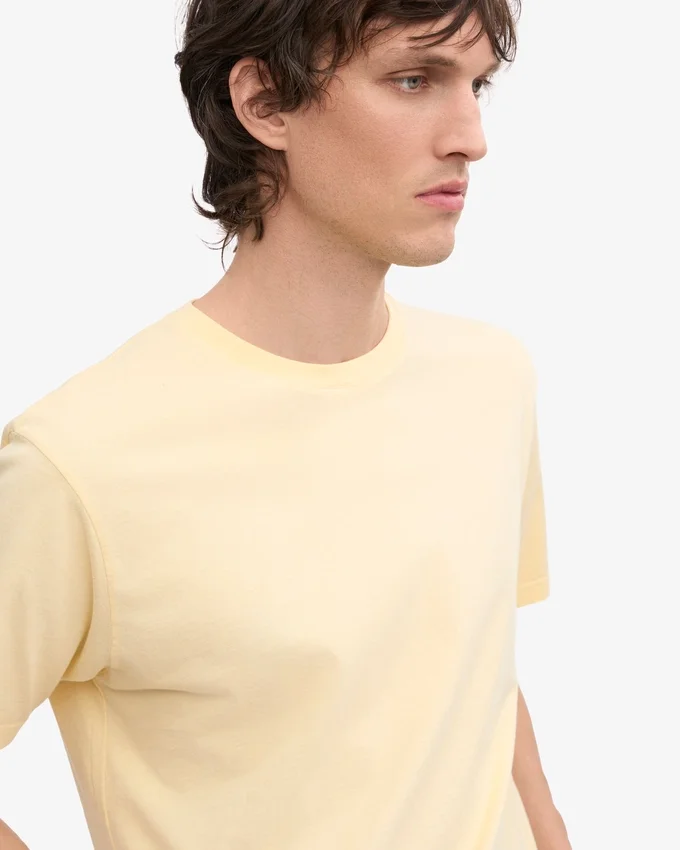 Classic Organic Tee - Jaune pâle