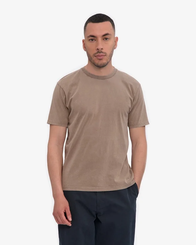Classic Organic Tee - Kaki délavé