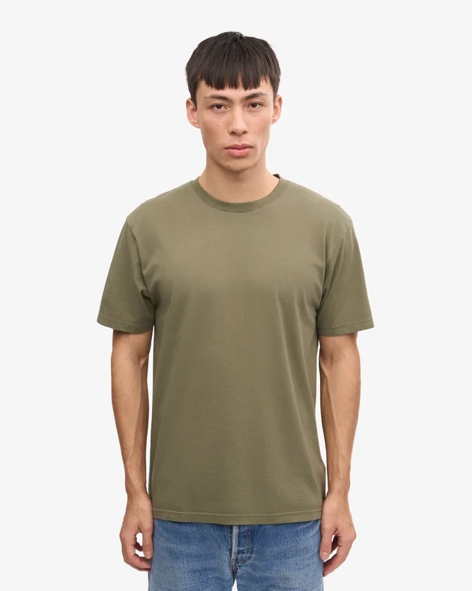 Classic Organic Tee - Olive poudré