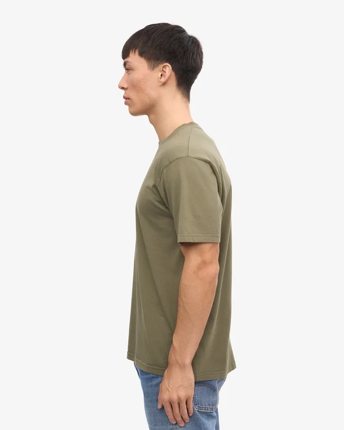 Classic Organic Tee - Olive poudré