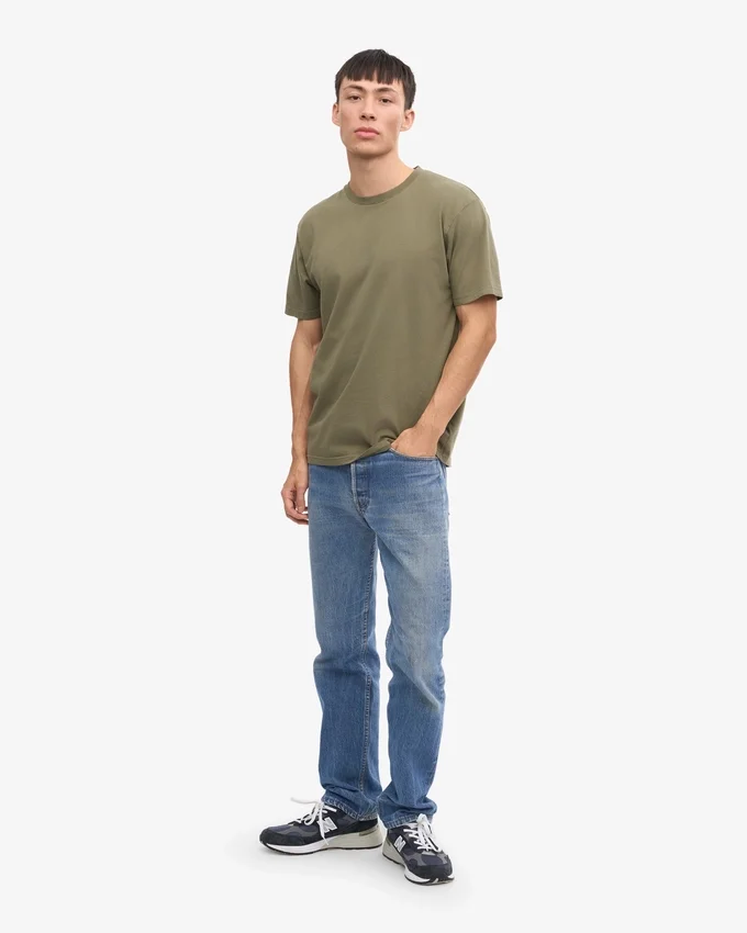 Classic Organic Tee - Olive poudré