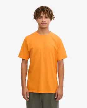 Classic Organic Tee – Orange ensoleillé