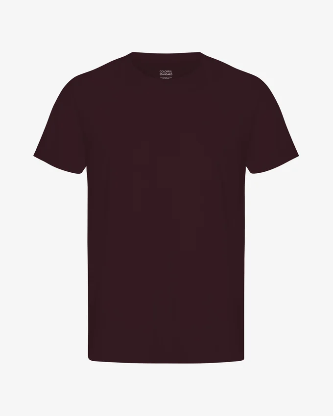 Classic Organic Tee - Oxblood Red