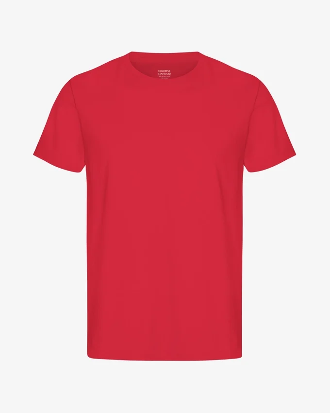 Classic Organic Tee - Rouge écarlate