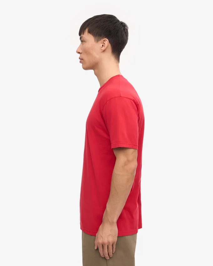 Classic Organic Tee - Rouge écarlate