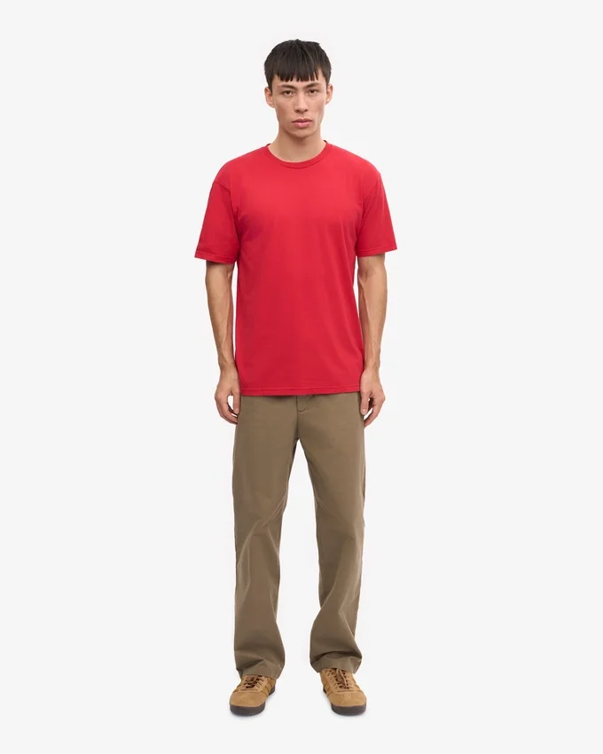 Classic Organic Tee - Rouge écarlate