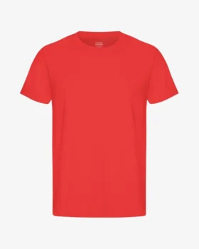 Classic Organic Tee - Rouge mandarine