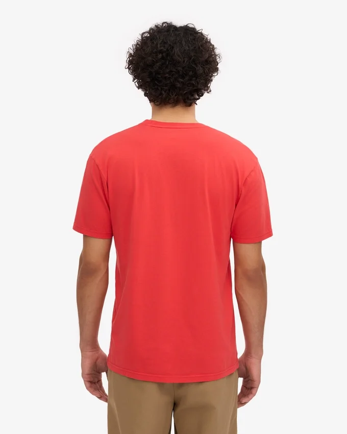 Classic Organic Tee - Rouge mandarine
