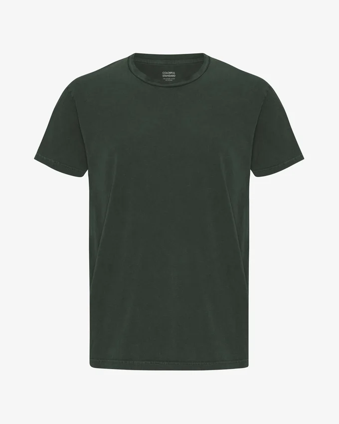 Classic Organic Tee - Vert forêt de minuit