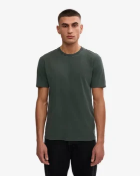 Classic Organic Tee – Vert forêt de minuit