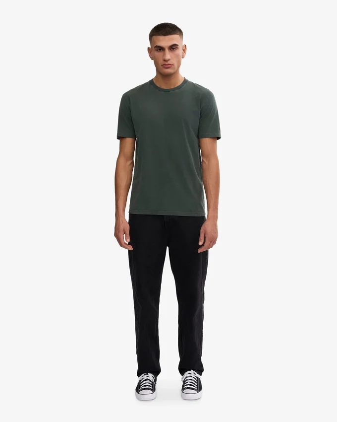 Classic Organic Tee - Vert forêt de minuit