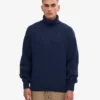 Col roulé en laine mérinos - Bleu marine