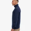Col roulé en laine mérinos - Bleu marine