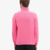 Col roulé en laine mérinos - Rose bubble-gum