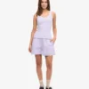Débardeur en coton bio à côtes pour femme - Lavande pâle