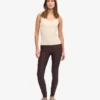 Débardeur en tricot côtelé bio pour femme - Blanc ivoire