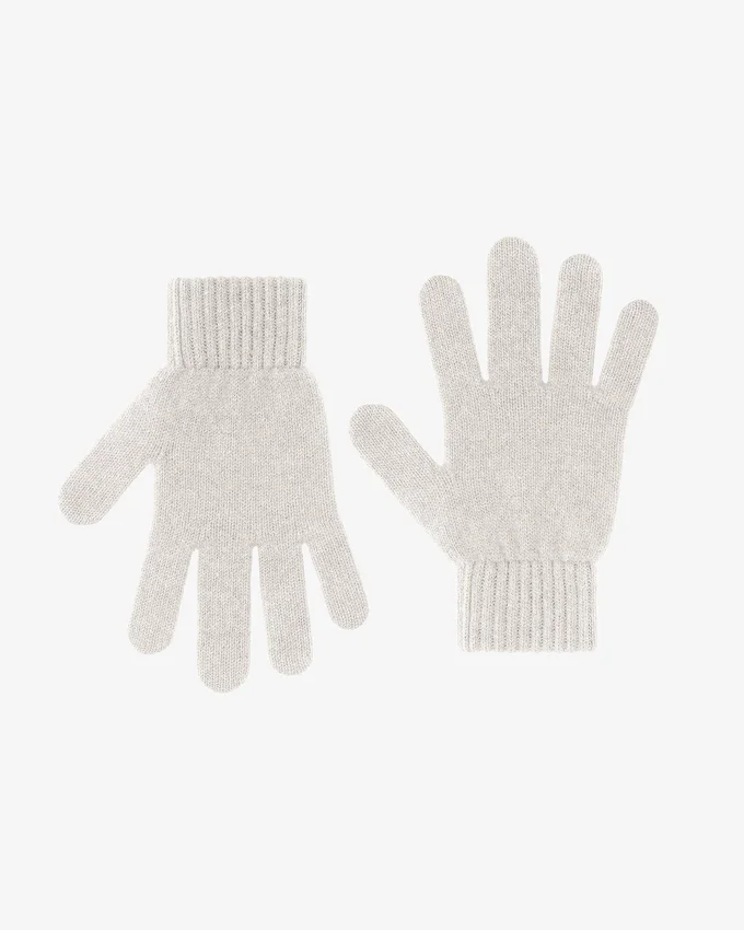 Gants en laine mérinos - Blanc optique