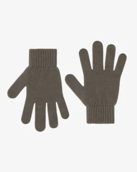 Gants en laine mérinos - Olive poussiéreux