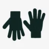 Gants en laine mérinos - Vert émeraude