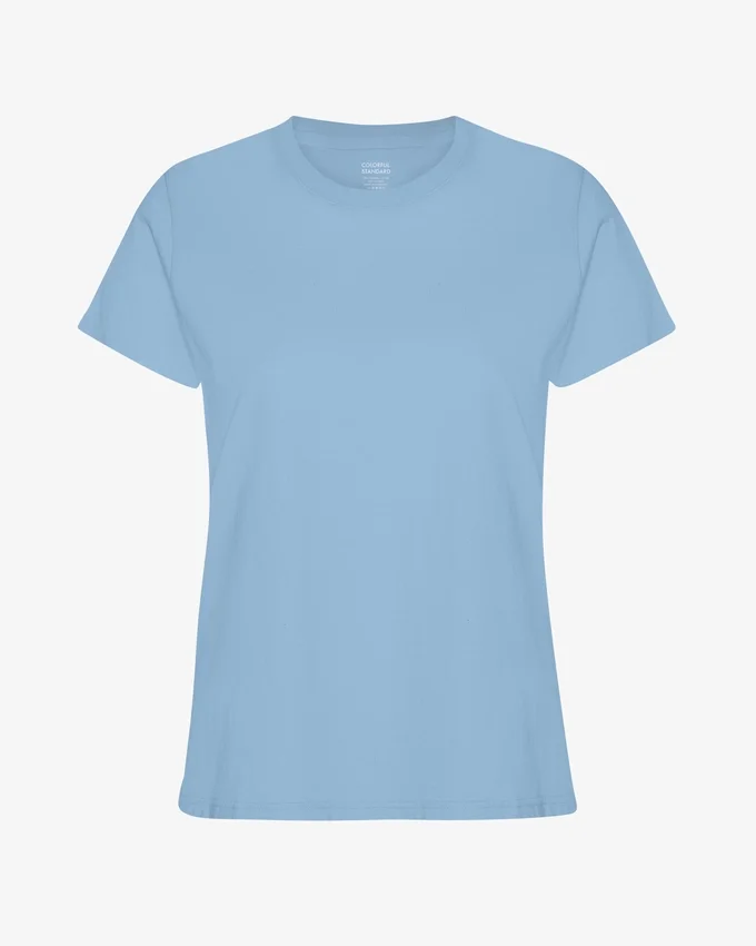 Light Organic Tee en coton bio pour femme - Bleu bord de mer