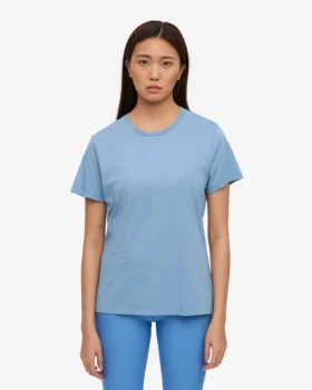 Light Organic Tee en coton bio pour femme – Bleu bord de mer