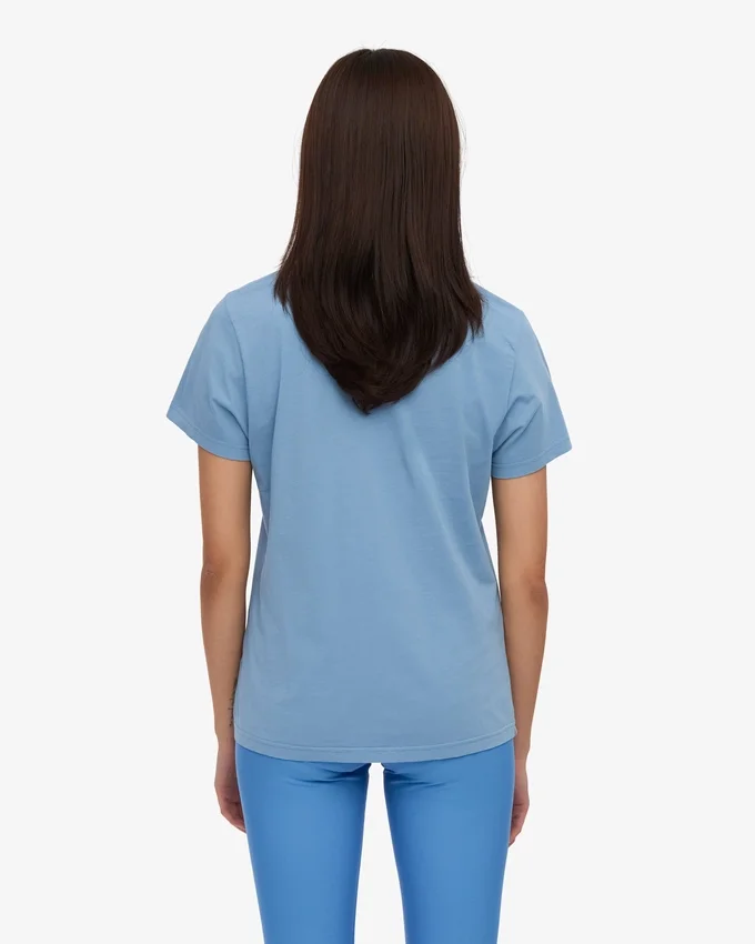 Light Organic Tee en coton bio pour femme - Bleu bord de mer