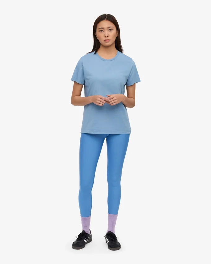 Light Organic Tee en coton bio pour femme - Bleu bord de mer