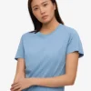 Light Organic Tee en coton bio pour femme - Bleu bord de mer