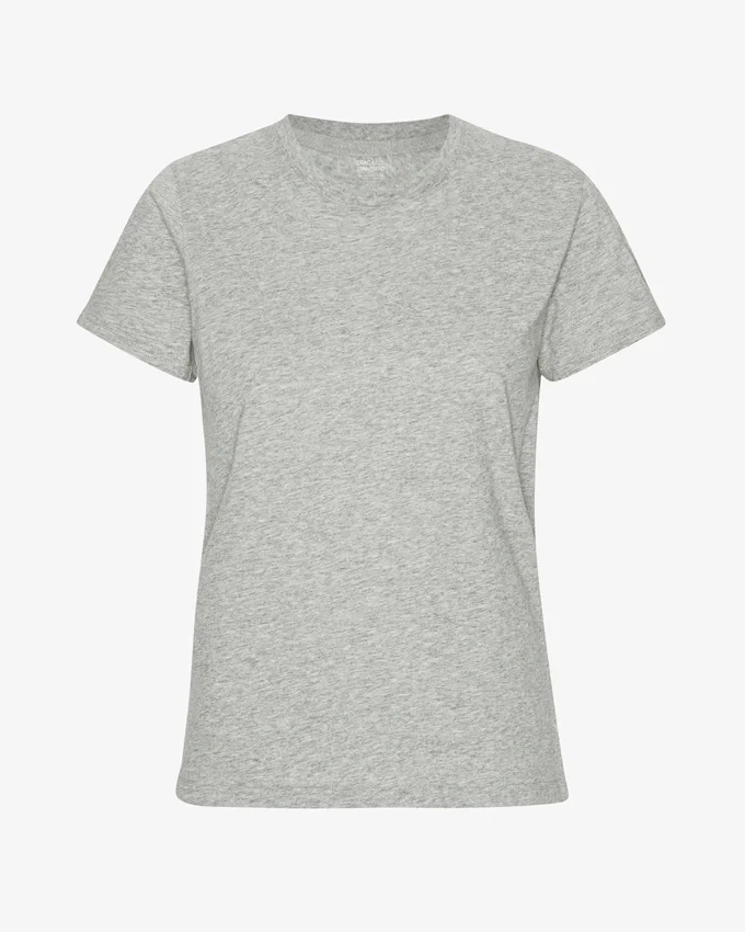 Light Organic Tee en coton bio pour femme - Gris chiné