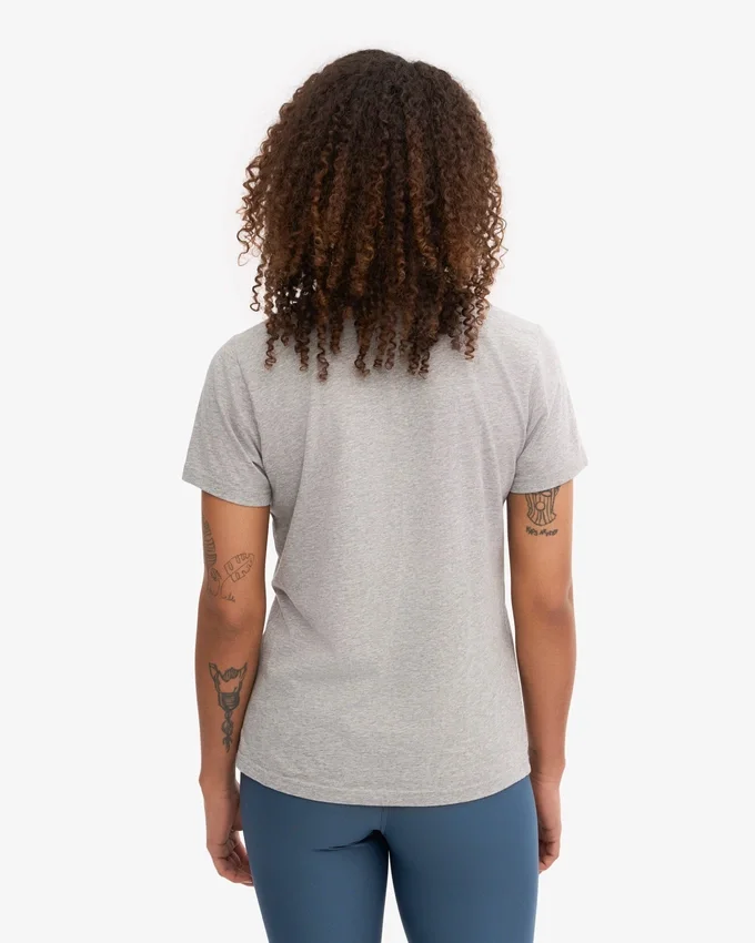 Light Organic Tee en coton bio pour femme - Gris chiné
