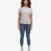 Light Organic Tee en coton bio pour femme - Gris chiné