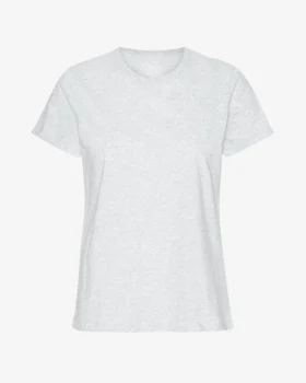 Light Organic Tee en coton bio pour femme - Mélange neige