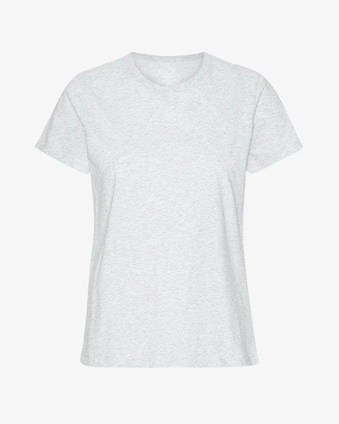 Light Organic Tee en coton bio pour femme - Mélange neige