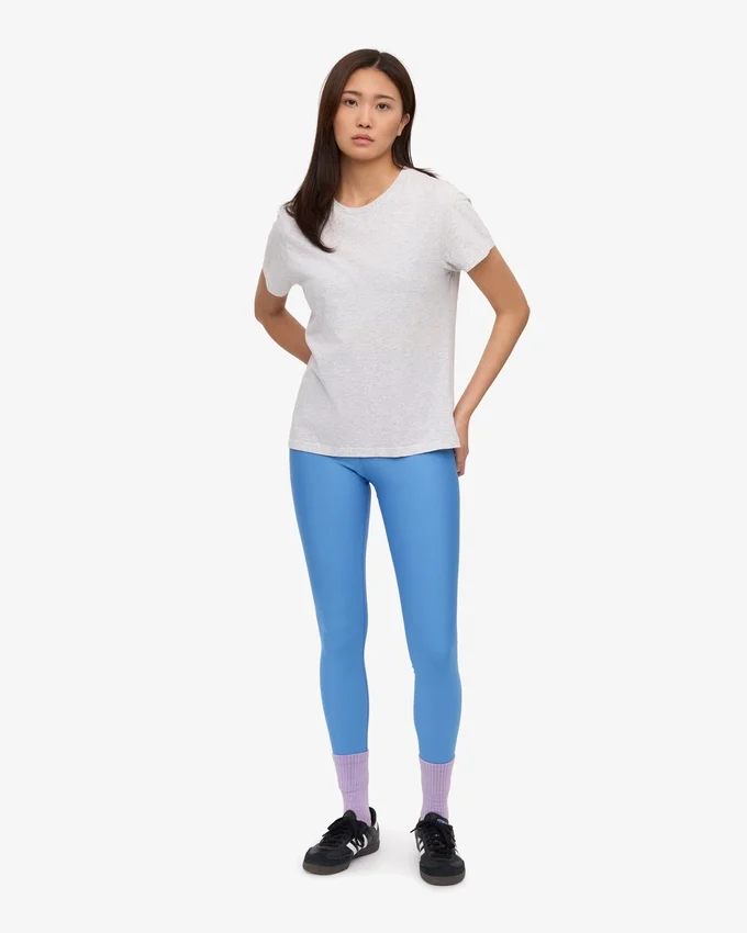 Light Organic Tee en coton bio pour femme - Mélange neige
