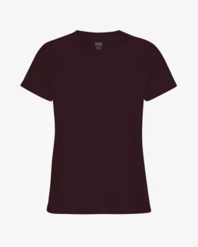 Light Organic Tee en coton bio pour femme - Rouge sang de bœuf