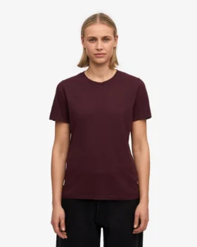 Light Organic Tee en coton bio pour femme – Rouge sang de bœuf