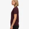 Light Organic Tee en coton bio pour femme - Rouge sang de bœuf