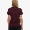 Light Organic Tee en coton bio pour femme - Rouge sang de bœuf