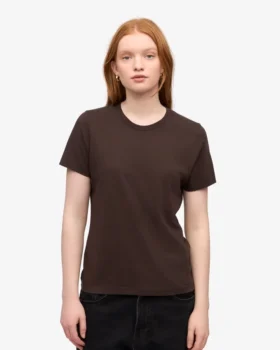 Light Organic Tee femme – Marron café