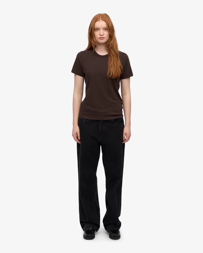 Light Organic Tee femme - Marron café