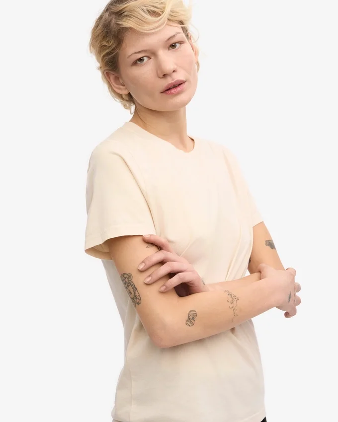 Light Organic Tee pour femme - Blanc ivoire